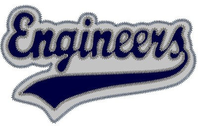 Engineers Mascot Swish Applique ZZ