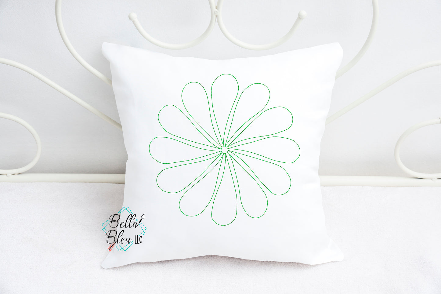 Flower 1 Quilt Block Quilting Stitch Machine Embroidery Design