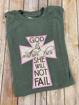 God is within her She will Not fail  Shirt