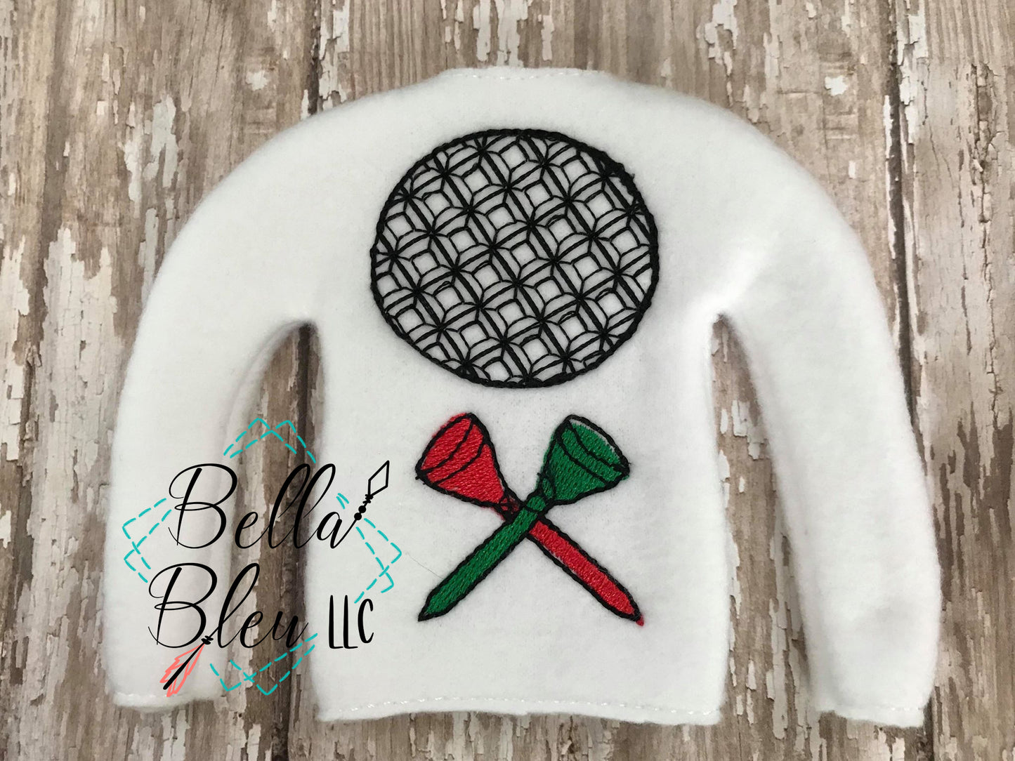ITH Golf Ball Sweater Shirt machine embroidery design