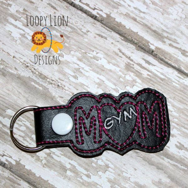 Gym Mom Snap Key Fob