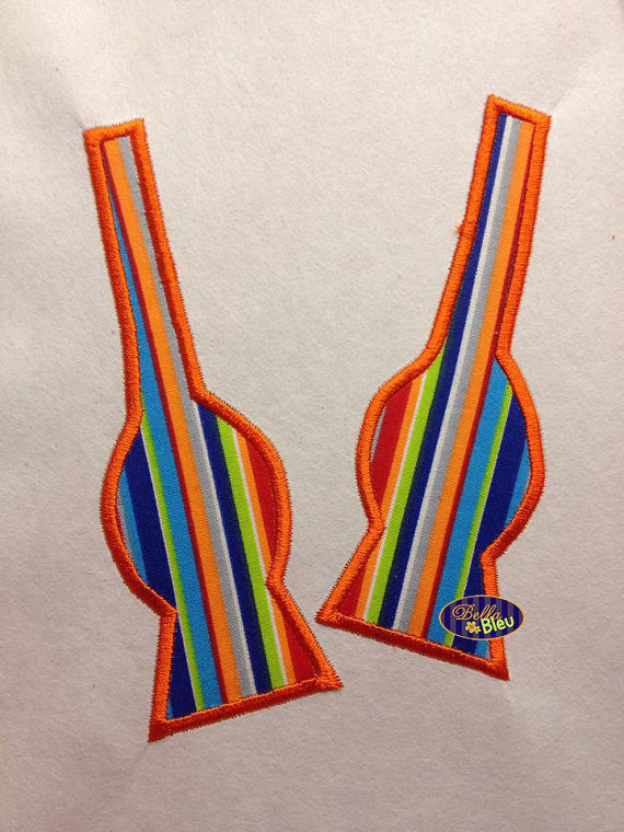 Applique Tie Bowtie Machine Embroidery Applique Design