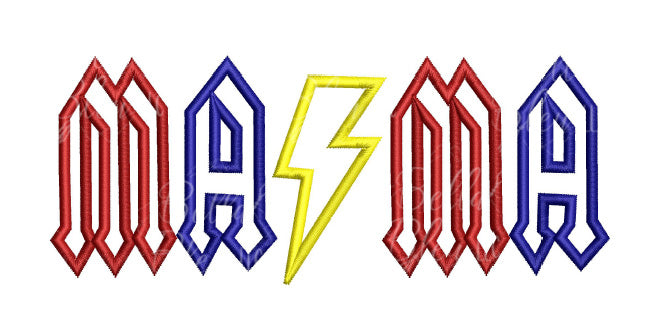 Mama Rock Applique