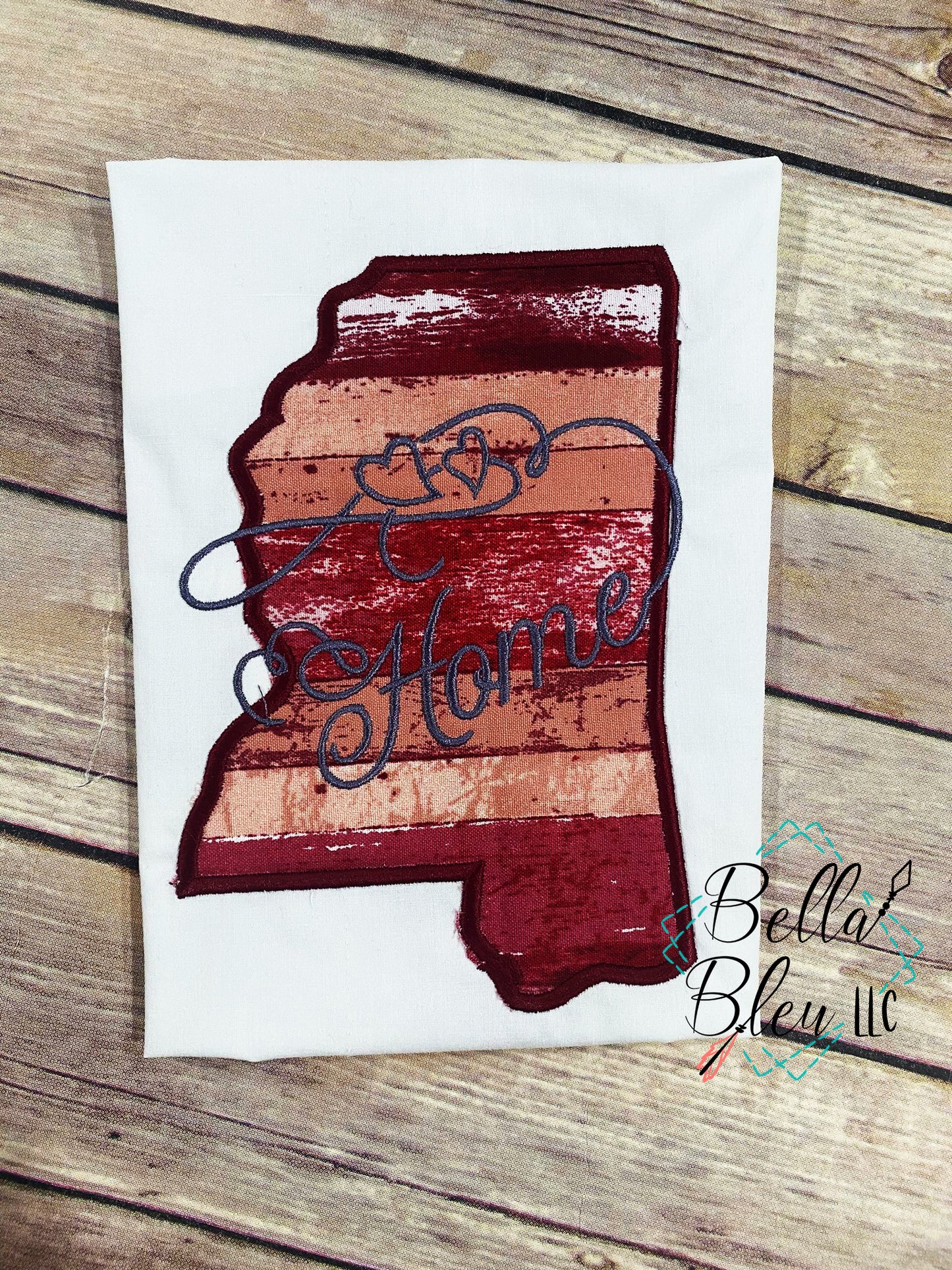 Mississippi State Home Applique