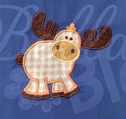 Alaska Moose Animal Applique Embroidery Design