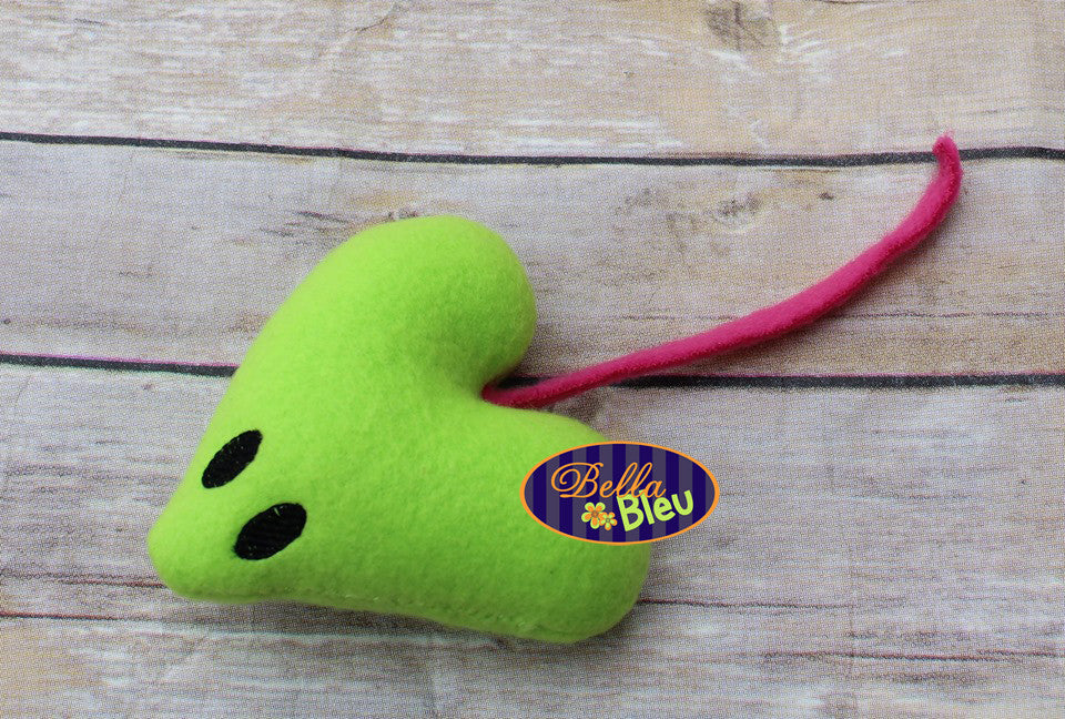 In the Hoop Heart Mouse Cat Nip Toy ITH