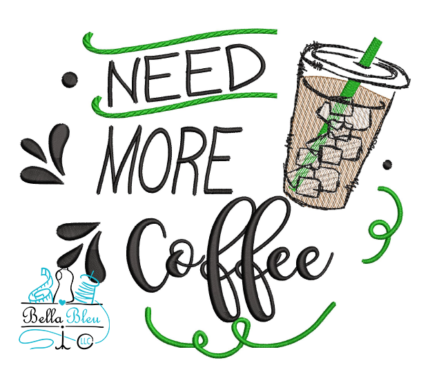 Need more coffee saying