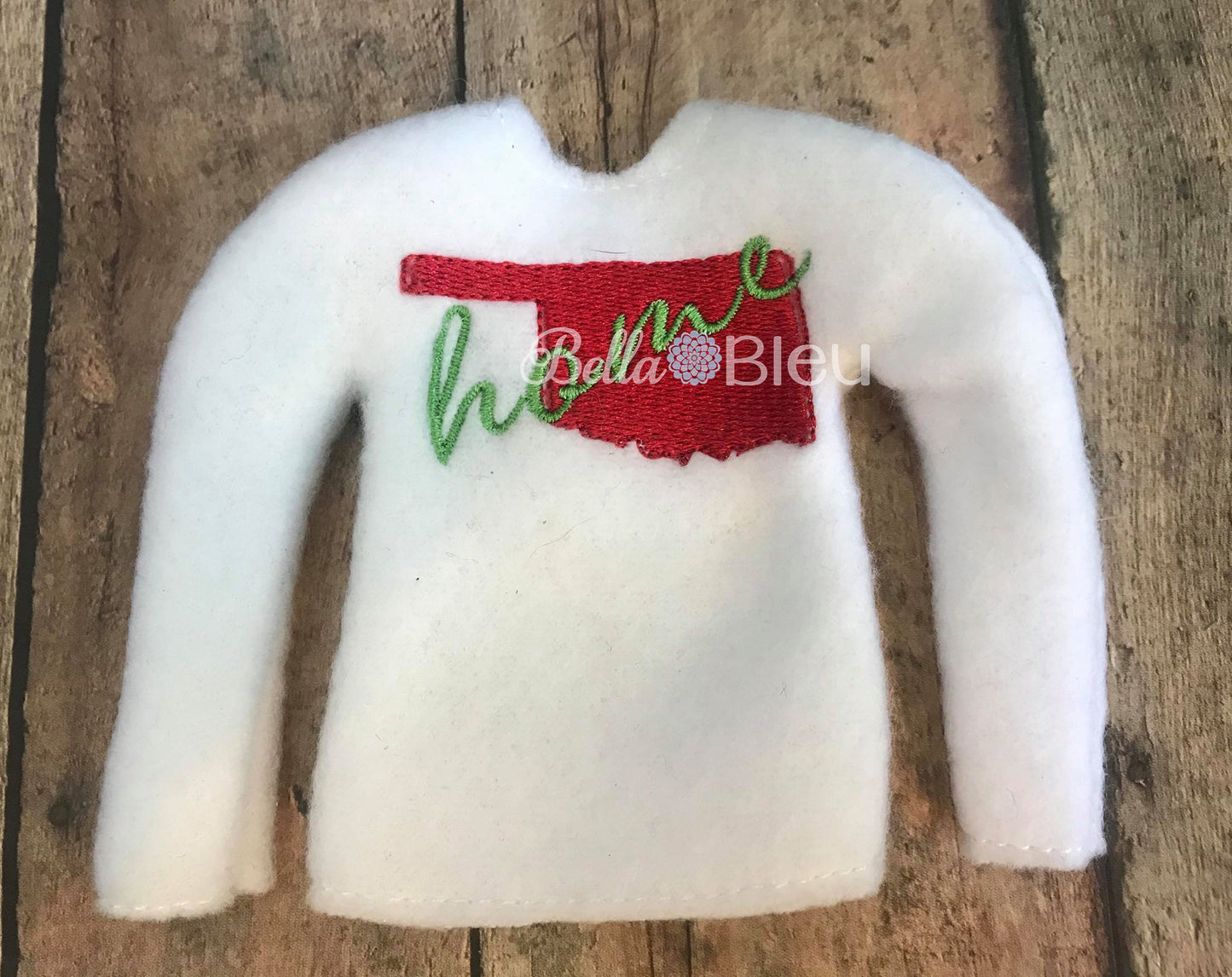 Oklahome Home ITH Elf Sweater Shirt