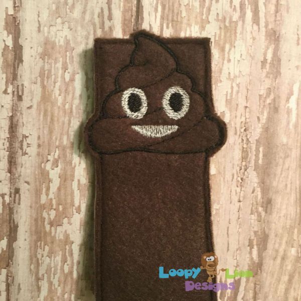 ITH Poop Emoji Freezer Pop Popsicle Holder