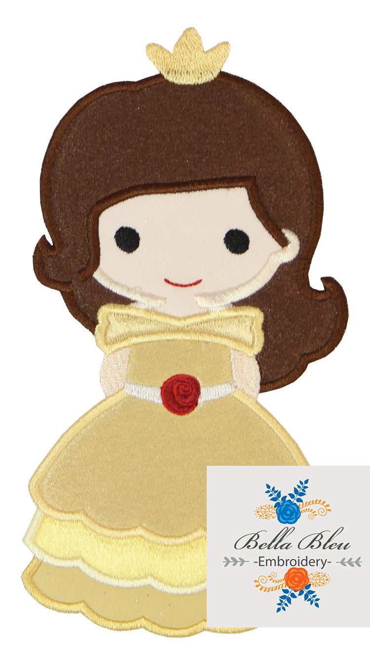 Princess Belle Applique