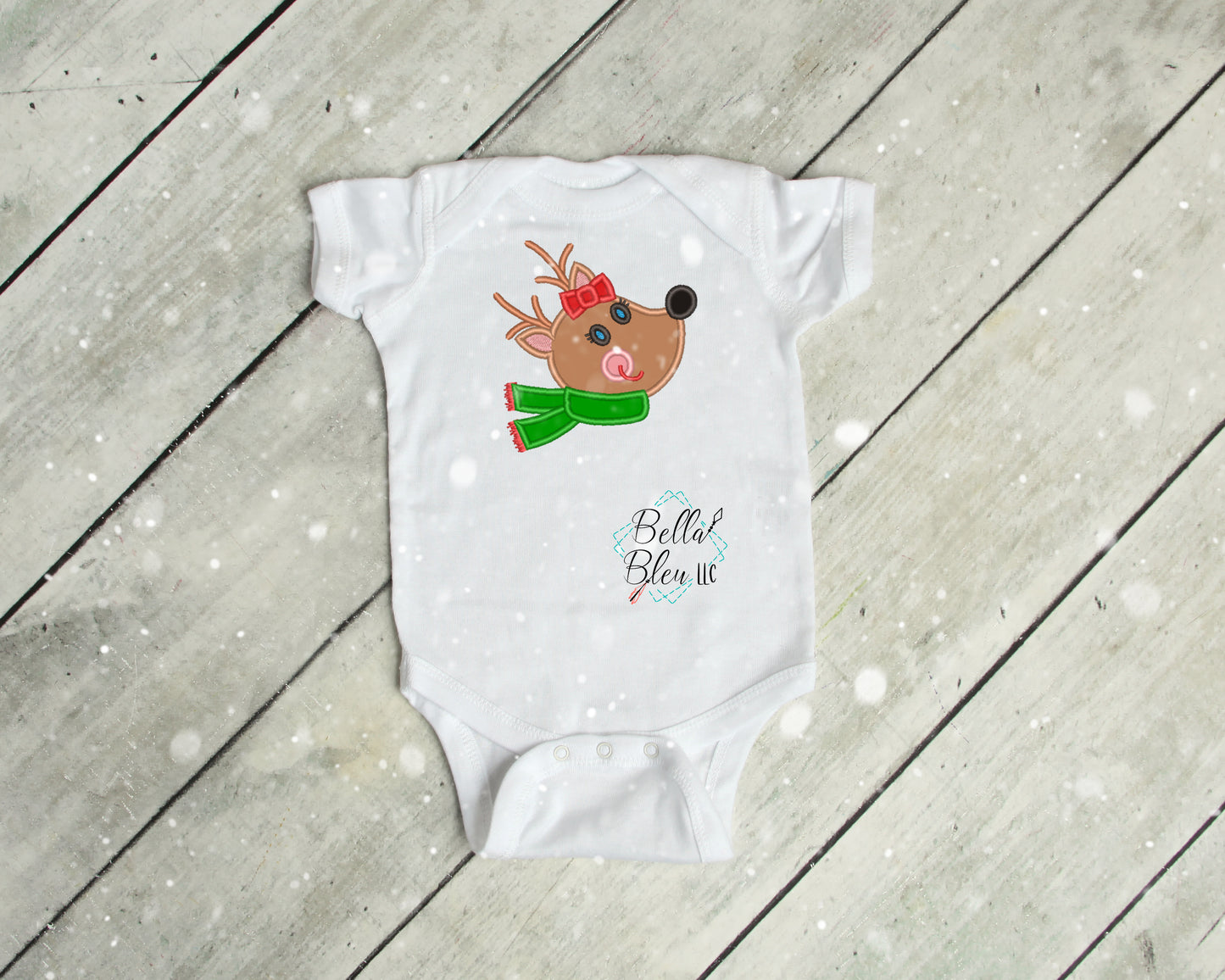 Reindeer Girl Applique