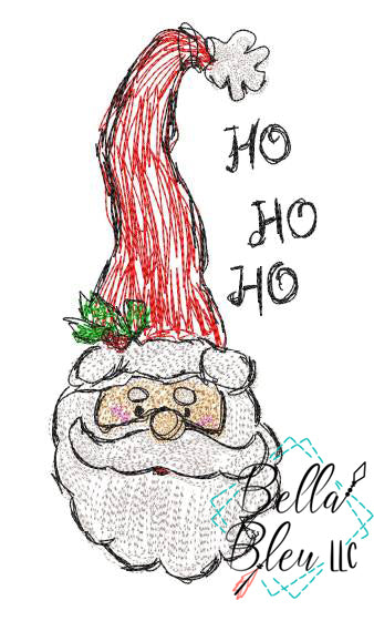 Santa Ho ho ho Scribble