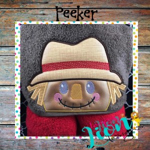 Fall Scarecrow peeker