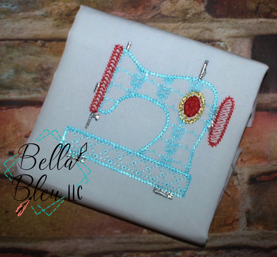 Sewing Machine Applique Motif fill
