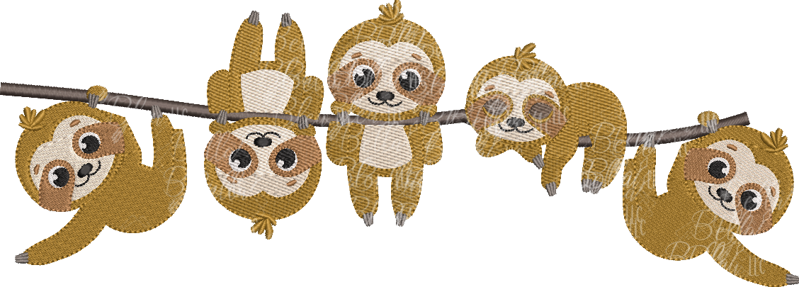 Sloth Hanging from Branch