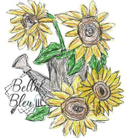Sunflower Scribble Bundle of 10