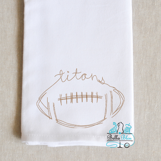 Titans Signature Mascot Football Bean Stitch