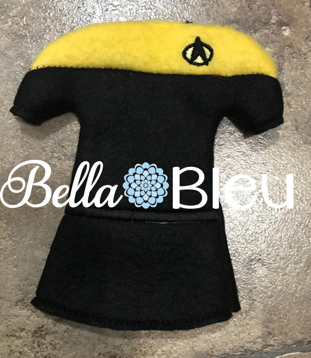 Elf Trek Trekkie Dress like sweater Machine in the hoop embroidery design