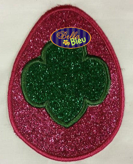 Trefoil Easter Egg Machine Applique Embroidery Design