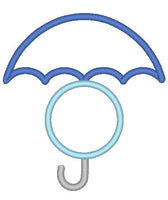 Monogram Umbrella Frame applique design