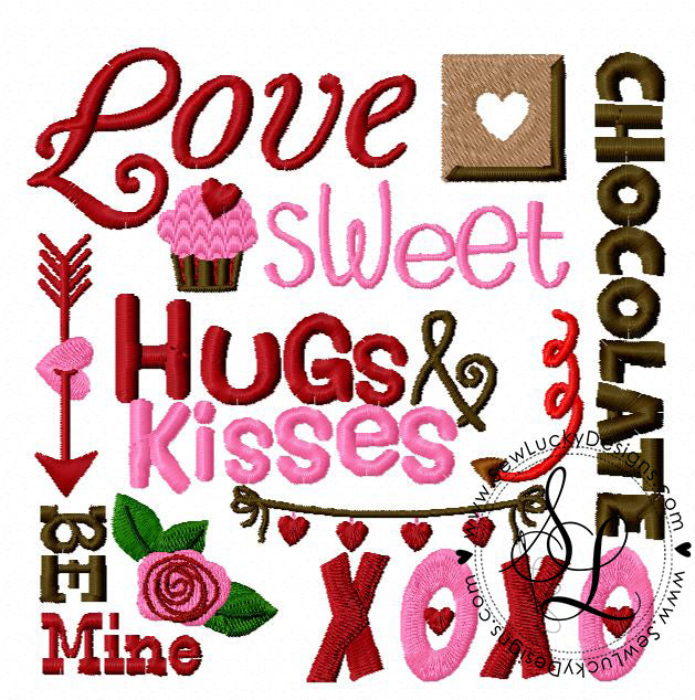 Love Subway Art Valentines Saying