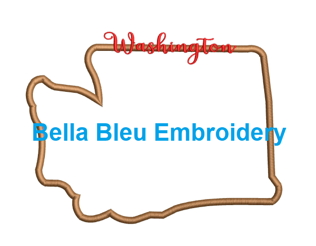 Washington State Signature Applique