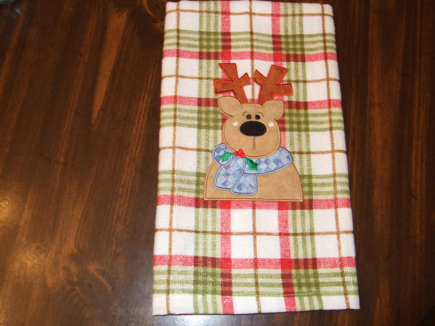 Cozy Reindeer Christmas Applique