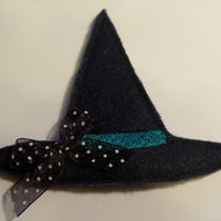 Witch Hat Clippies and Bow Center, In The Hoop Set