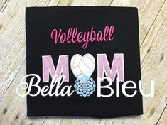 Volleyball Mom Applique 2