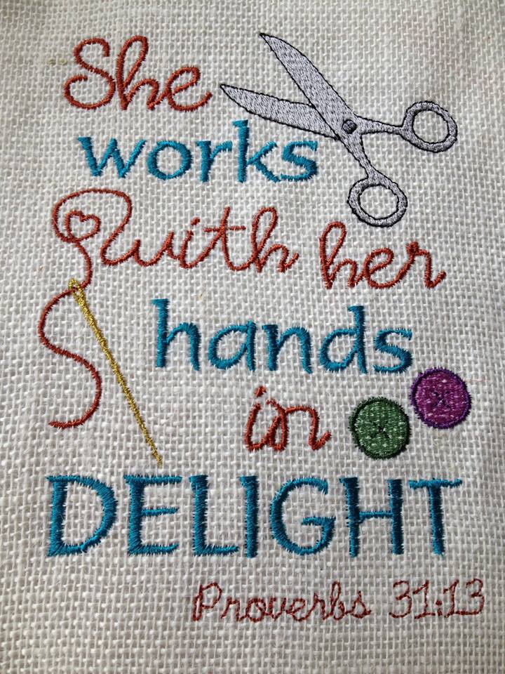 KRD Bible Verse Proverbs 31-13 – Bella Bleu Embroidery