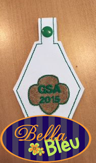 Trefoil Key fob ITH