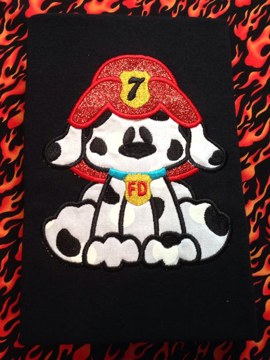 KRD Fireman Dog Applique