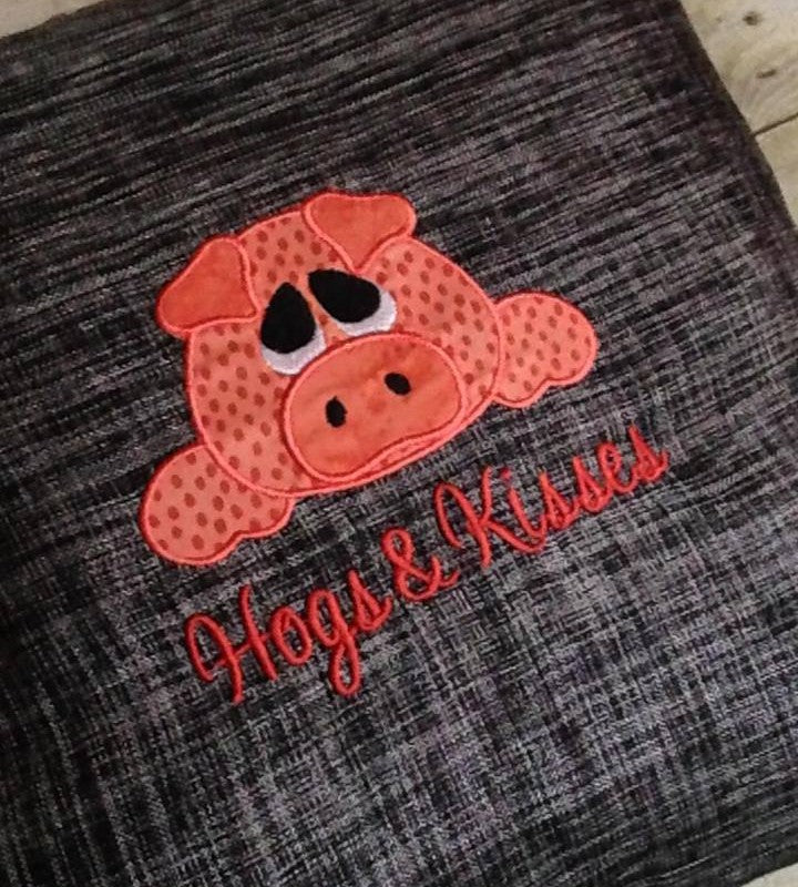 KRD Pig Face and Butt Applique