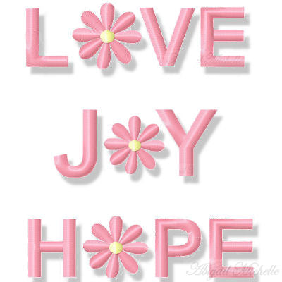 Hope Love and Joy Set