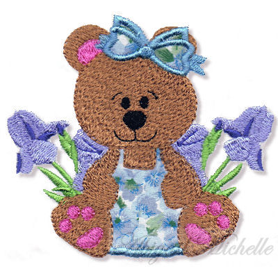 Iris Bear Fill & Applique