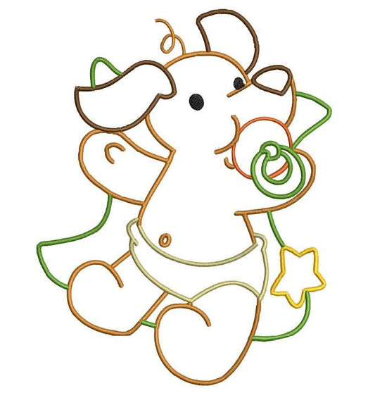Tender Animal Baby Set Outline