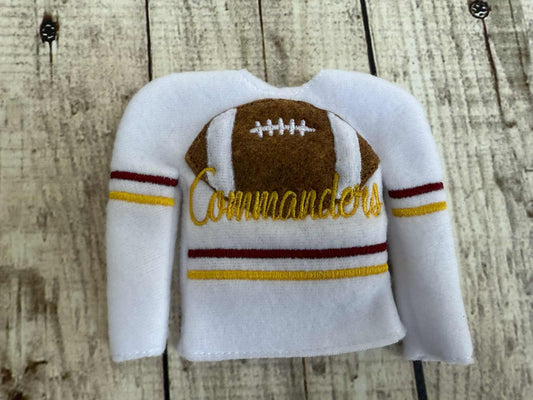 Commanders Football ITH Elf sweater shirt