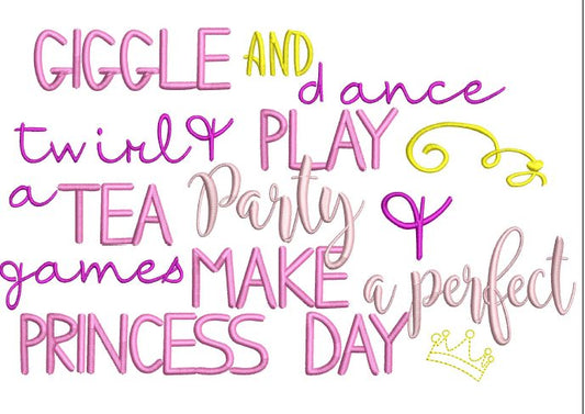 Princess Day Saying