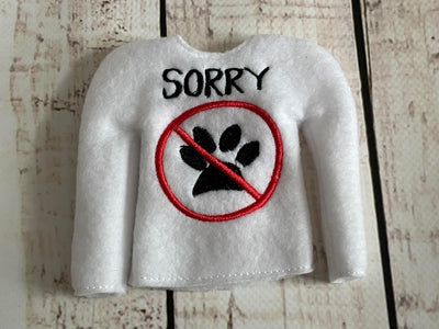 Sorry No Puppy Christmas Elf ITH Sweater