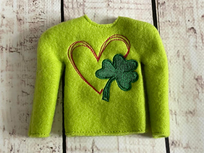 St Patrick's Day Christmas Elf ITH Sweater