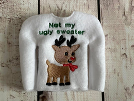 Not my Ugly Christmas Elf ITH Sweater
