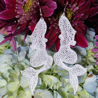 Mermaid Earrings ITH FSL