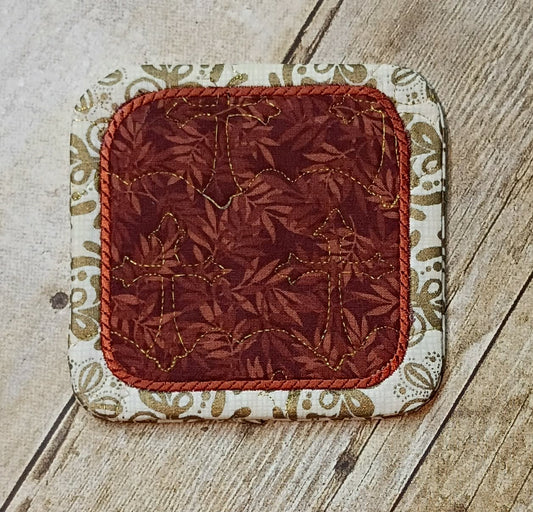 ITH Cross Stipple Mug Rug