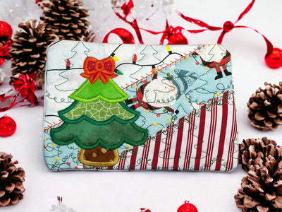 Christmas Tree ITH Mug Rug Applique