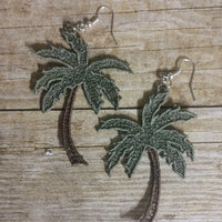 Palm Trees FSL Earrings