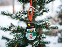 FSL Country Christmas Snowman ITH Ornament