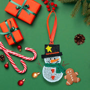 FSL Country Christmas Snowman ITH Ornament
