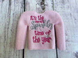 Most Sparkly 'time of the year Elf ITH Sweater