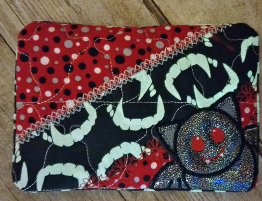 Vampire Bat ITH Mug Rug