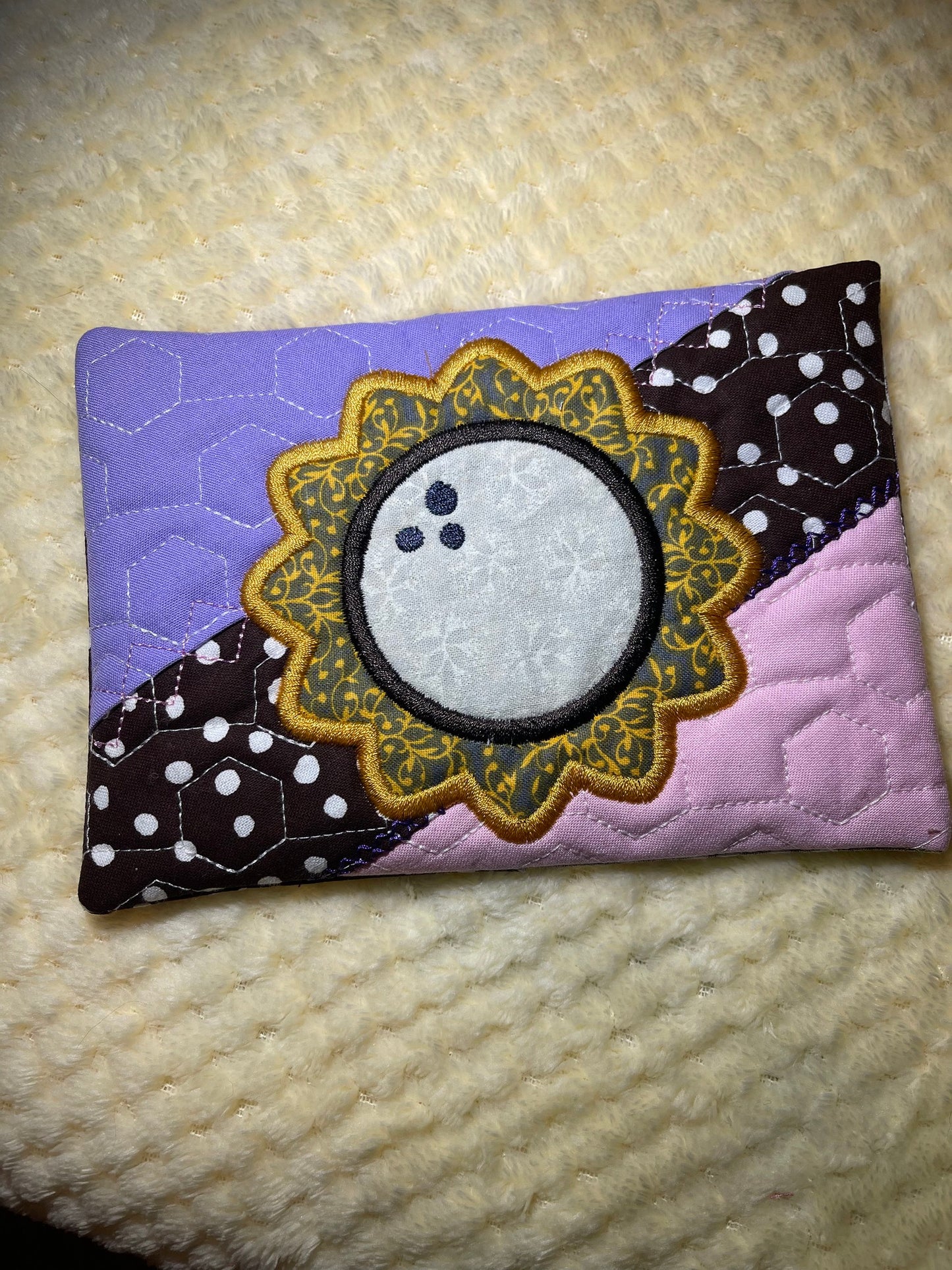 Sunflower ITH Mug Rug